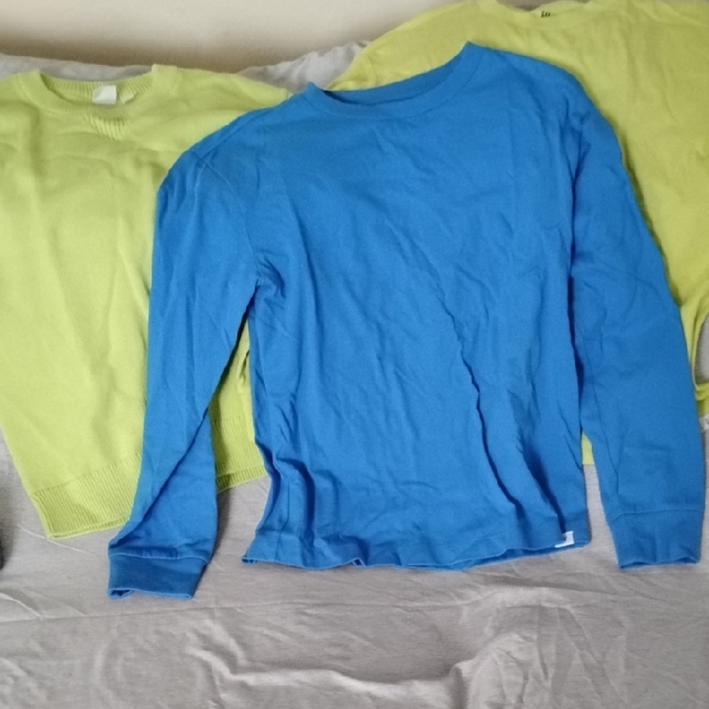 GAP Bright Blue Long Sleeve Tee